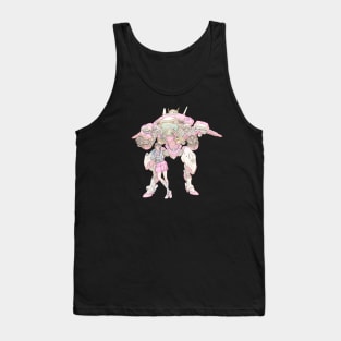 Overwatch D.Va Academy Skin Faded Tank Top